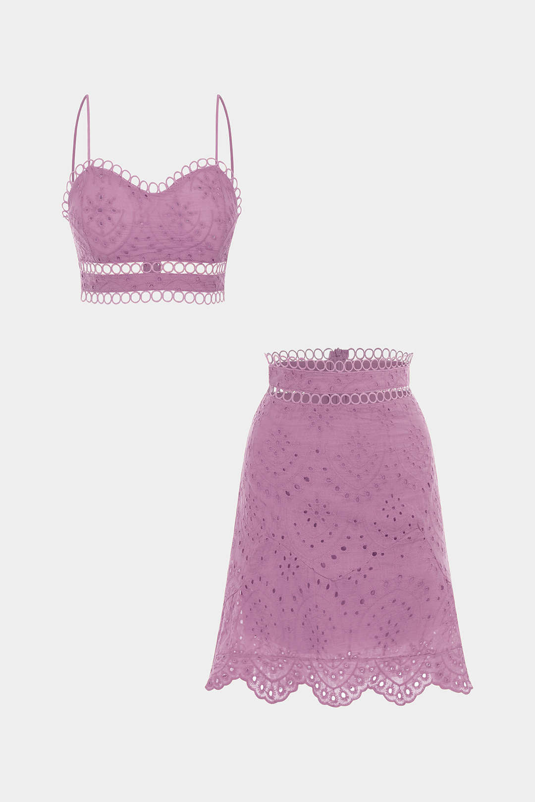 Teresa | Conjunto de Top Calado y Falda Amarillo