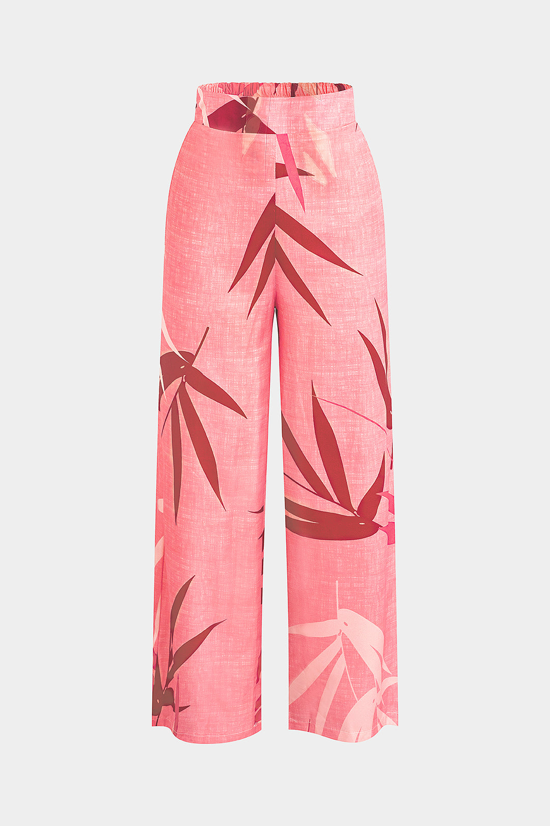 Inés | Conjunto de Top y Pantalón de Bambú Rosa