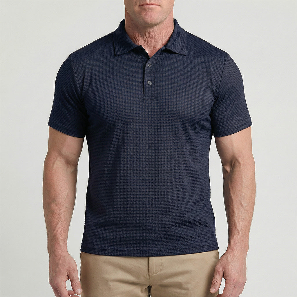 Adrián | Polo de Punto Ultra Cómodo Hombre Manga Corta