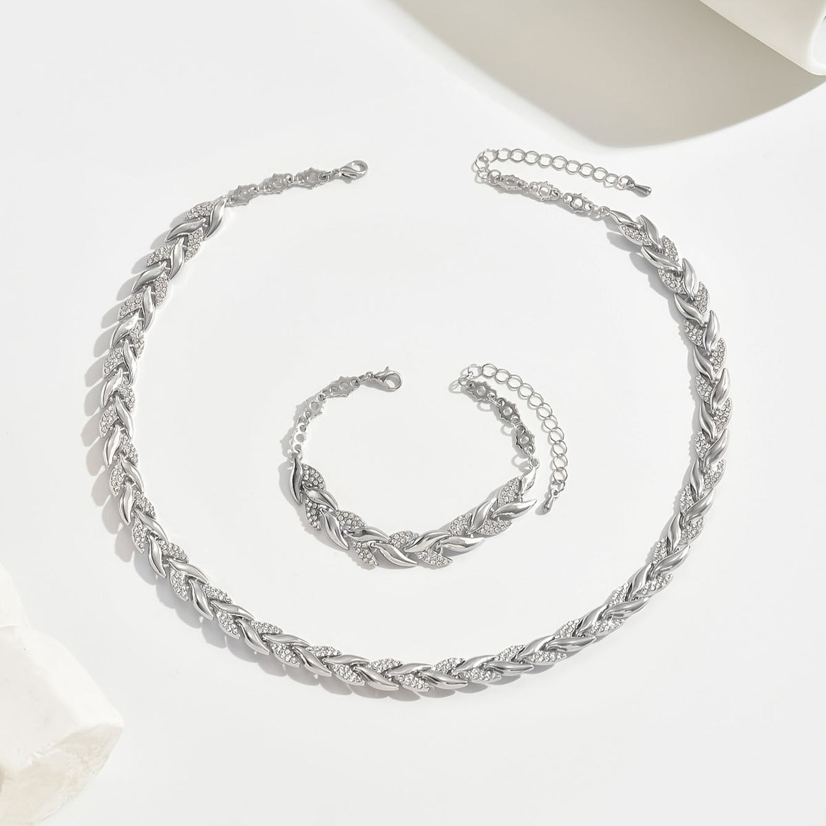 Azucena | Conjunto de Collar y Pulsera Cola de Pez
