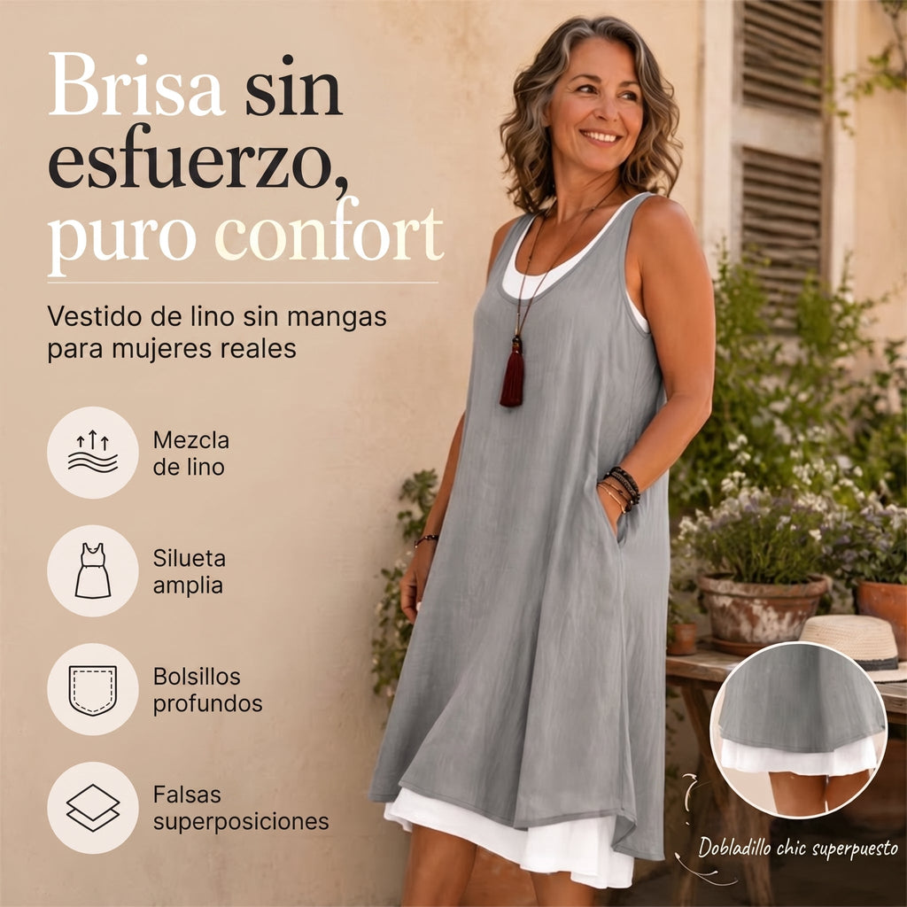 Nora | Conjunto de Dos Piezas de Tirantes, Corte Amplio y Cómodo
