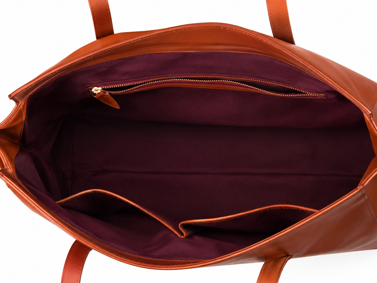 Rafaela | Bolso Tote de Cuero Color Café