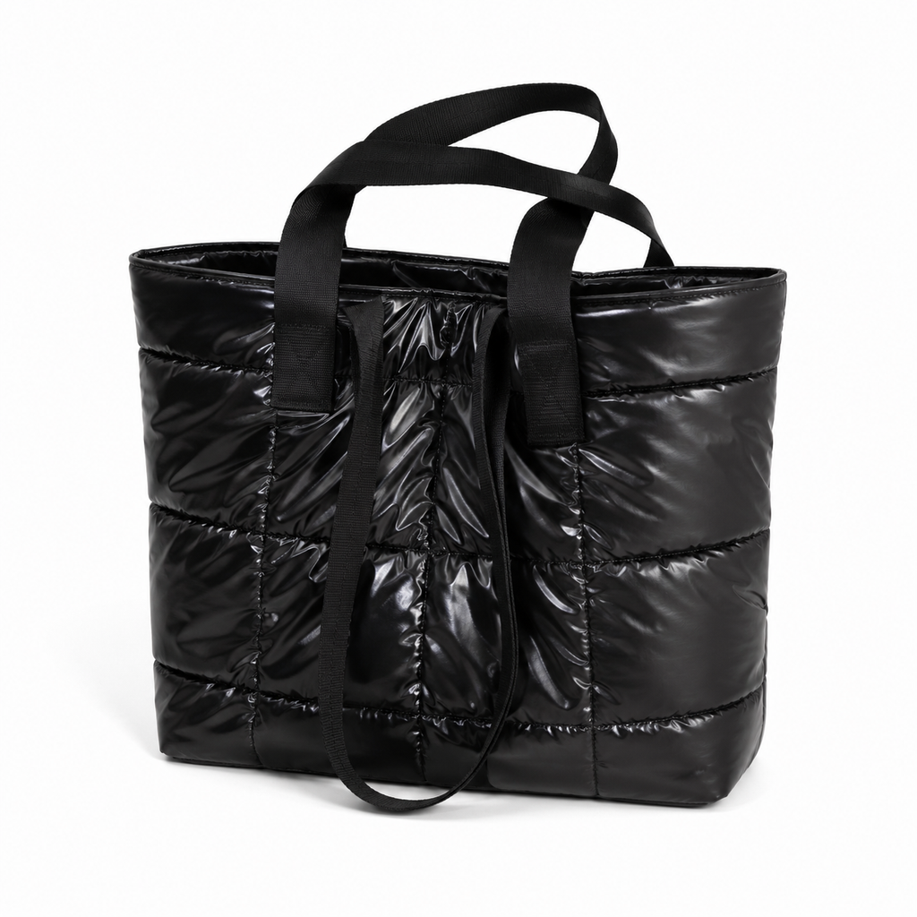 Amparo | Bolso Acolchado Negro