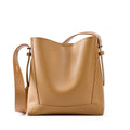 Carlota | Bolso Saco de Piel Auténtica con Bandolera Ajustable