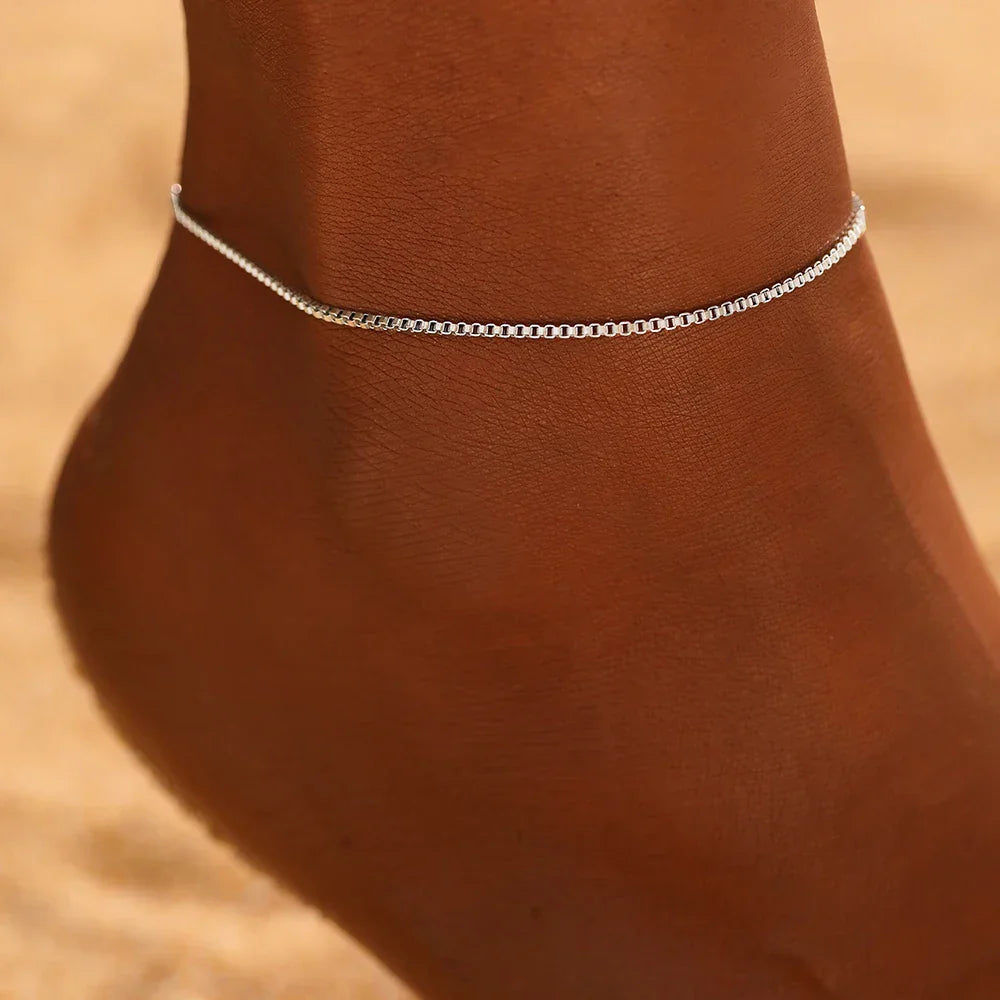 Trinidad | Pulsera de Tobillo Fina