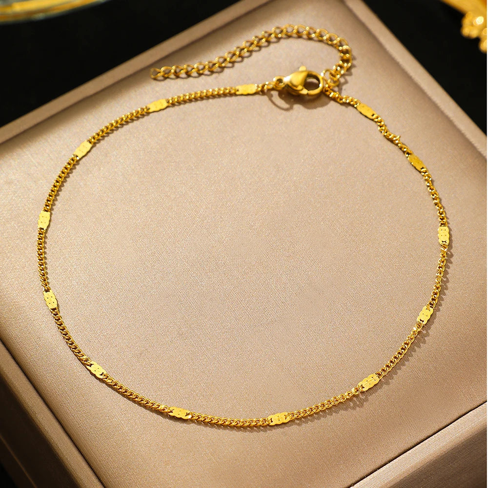 Fátima | Pulsera de Tobillo Clásica