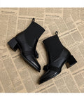 Rut | Bota con Lazo en Negro Liso o Aterciopelado