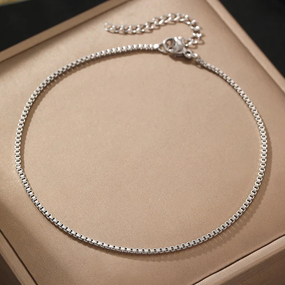 Trinidad | Pulsera de Tobillo Fina