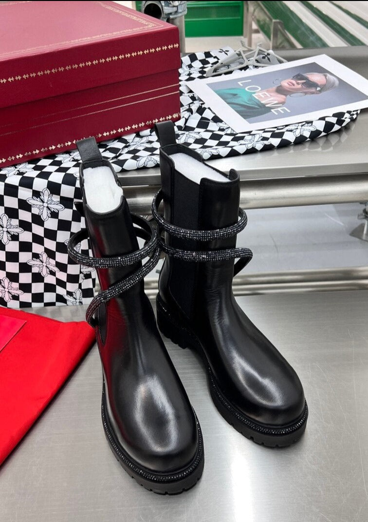 Aurelia | Bota con Efecto Charol