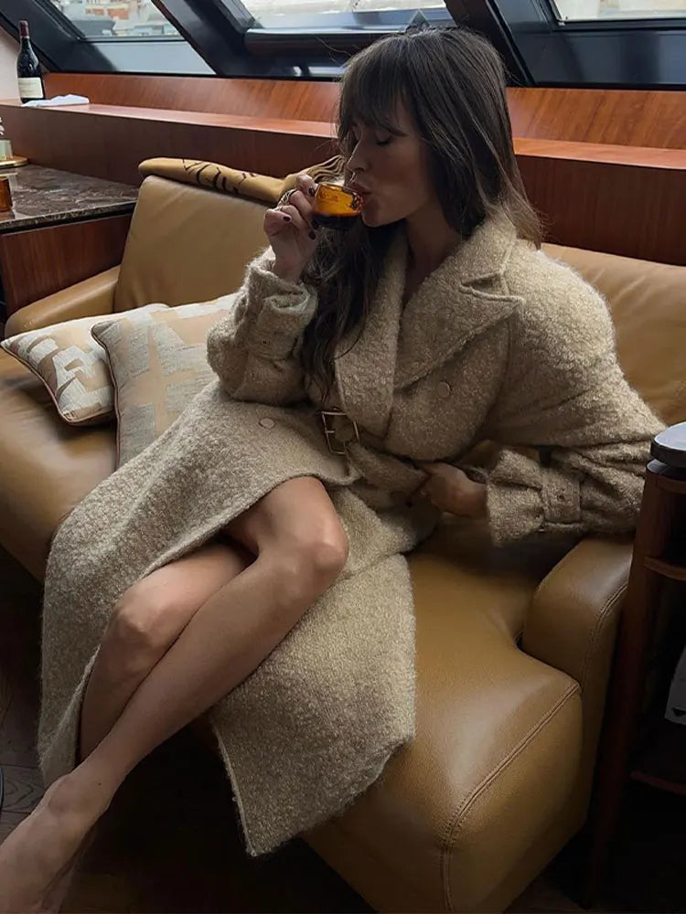 Genoveva | Abrigo Cruzado Estilo Vintage