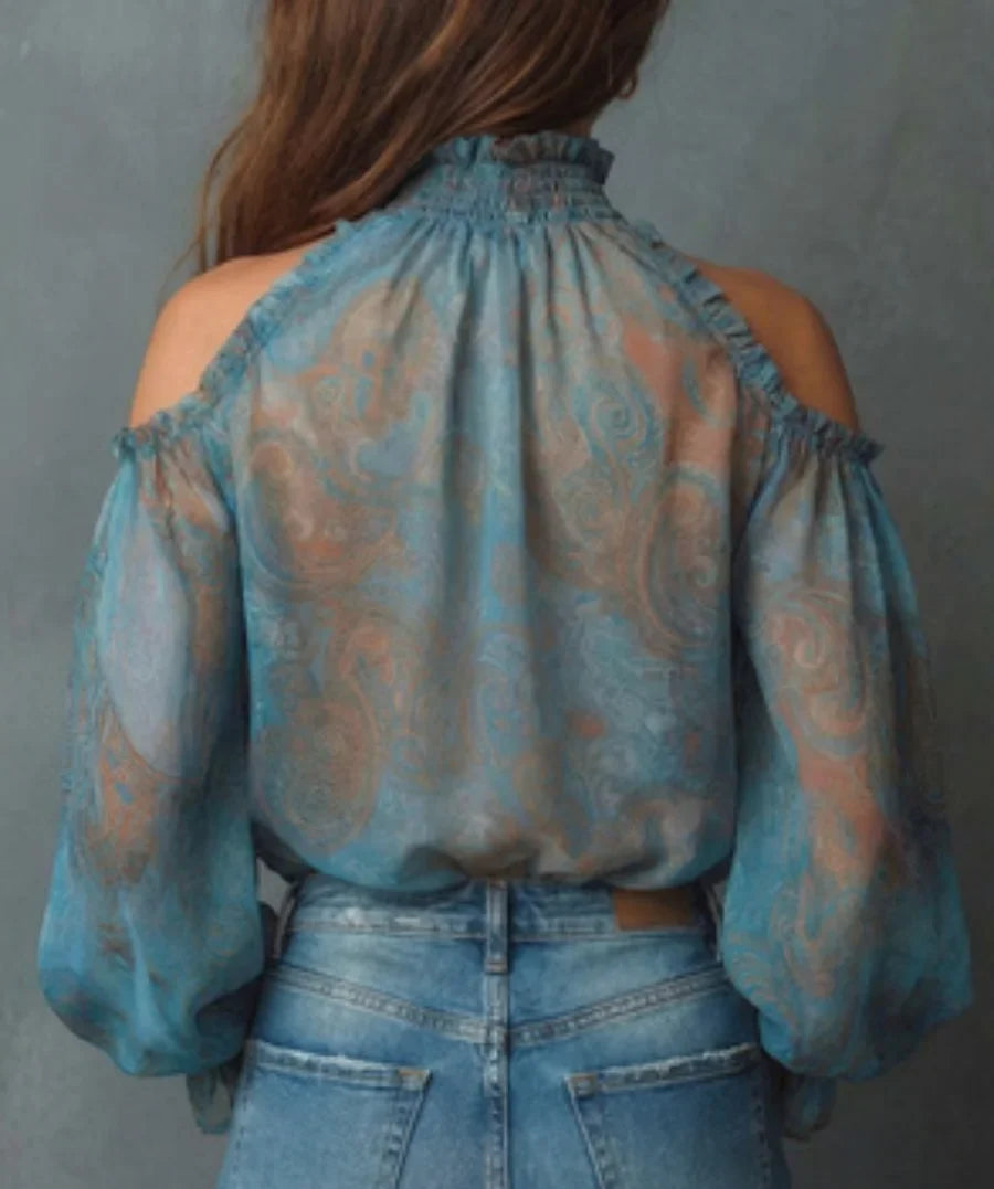 Concha | Blusa de Cuello Alto