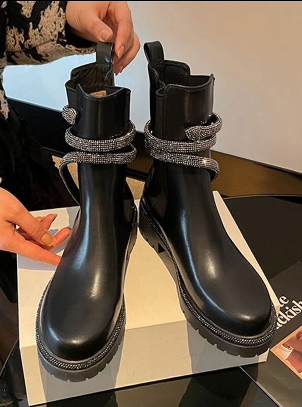 Aurelia | Bota con Efecto Charol