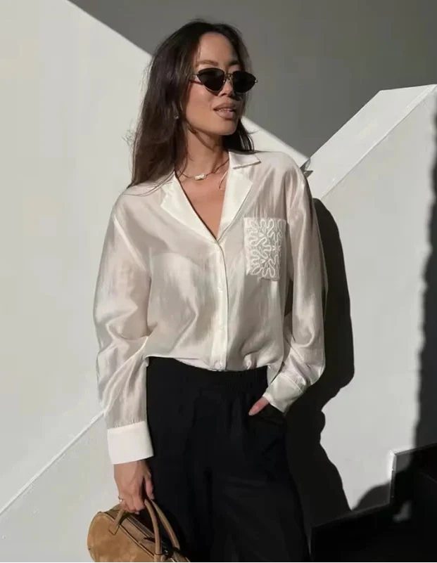 Amalia | Camisa de Cuello Solapa