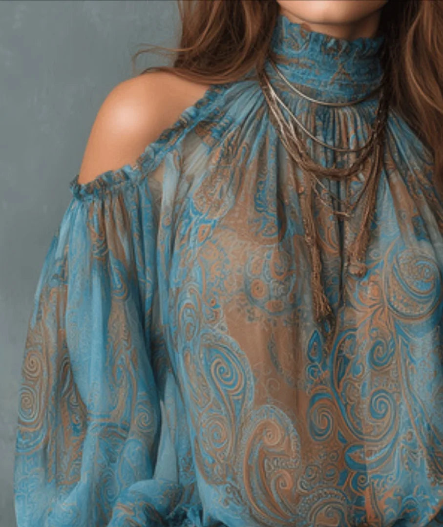 Concha | Blusa de Cuello Alto