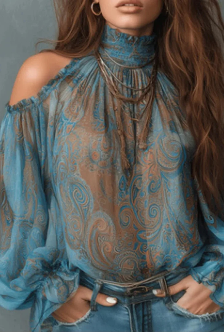 Concha | Blusa de Cuello Alto