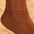 Trinidad | Pulsera de Tobillo Fina