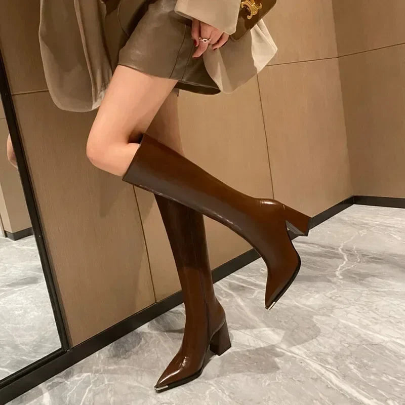 Carmina | Bota con Cuña Oculta