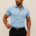 Tomás | Camisa de Vestir de Manga Corta Hombre Slim Fit