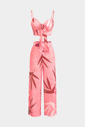 Inés | Conjunto de Top y Pantalón de Bambú Rosa