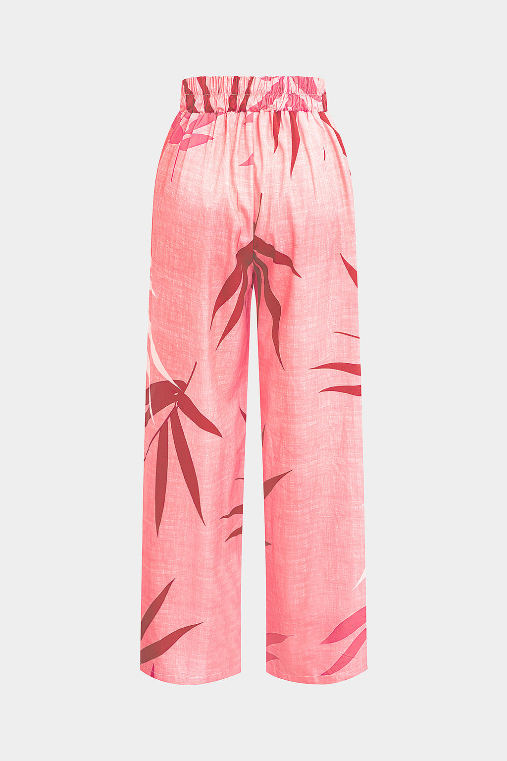 Inés | Conjunto de Top y Pantalón de Bambú Rosa