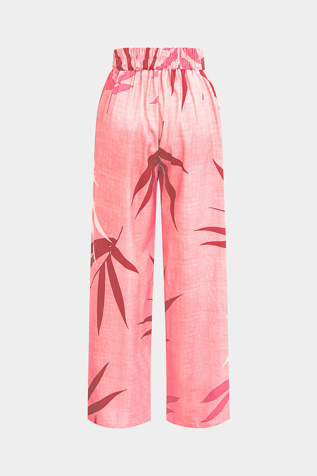 Inés | Conjunto de Top y Pantalón de Bambú Rosa