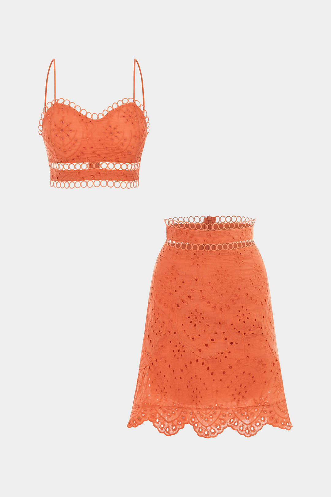Teresa | Conjunto de Top Calado y Falda Amarillo