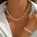 Azucena | Conjunto de Collar y Pulsera Cola de Pez