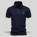 Iker | Polo de Manga Corta Hombre Algodón Piqué Logo Bordado