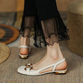 Salomé | Sandalias Planas Slingback Mujer Hebilla