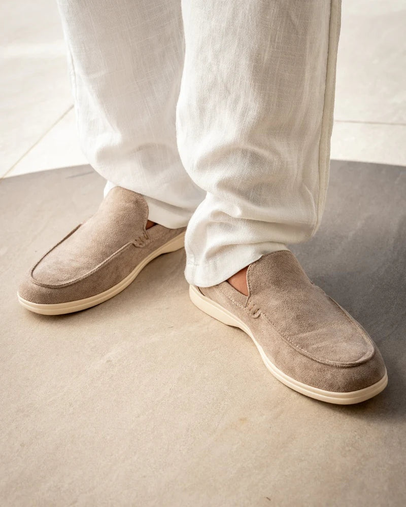 Federico | Mocasines Casuales Sin Cordones Hombre Ante