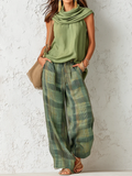 Lucía | Conjunto de Blusa Fluida y Pantalón Ancho