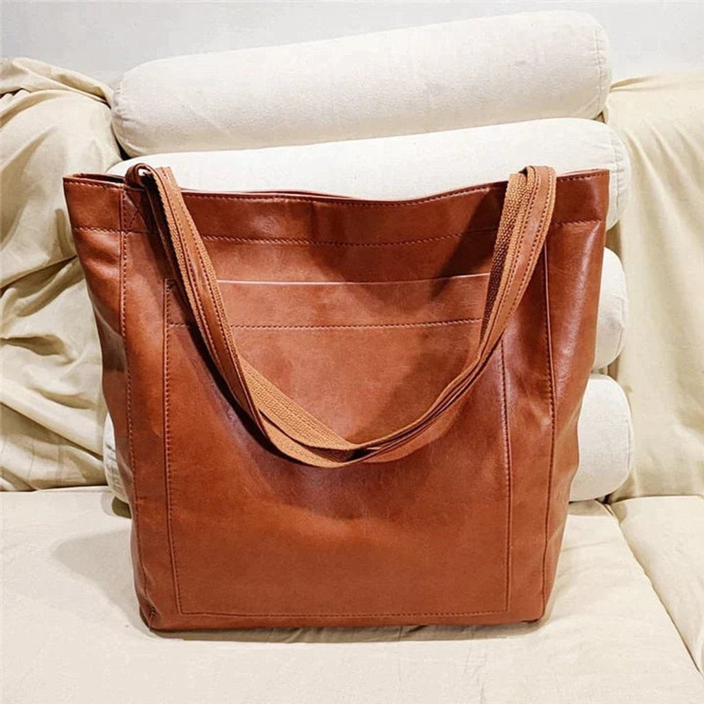 Consuelo | Bolso Tote de Cuero Shopper Grande