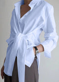 Francisca | Camisa con Lazada Frontal