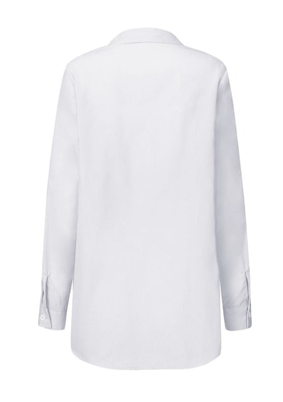 Francisca | Camisa con Lazada Frontal