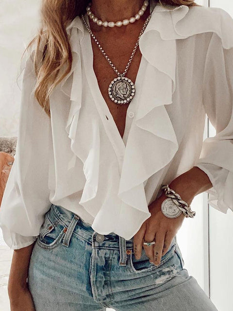 Vera | Blusa con Volantes