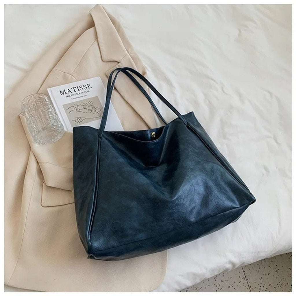 Rebeca | Bolso Tote de Piel Sintética Grande Shopper