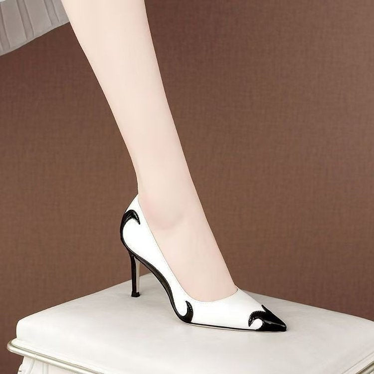 Felisa | Zapatos de Tacón Stiletto Punta Fina Mujer Bicolor