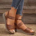 Laura | Sandalias Planas de Confort Mujer Tiras Ajustables
