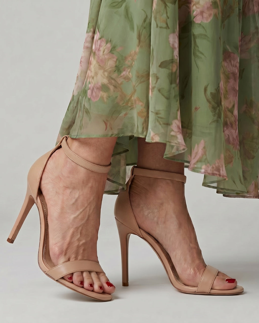 Asunción | Sandalias de Tacón Stiletto Mujer Tiras Tobillo