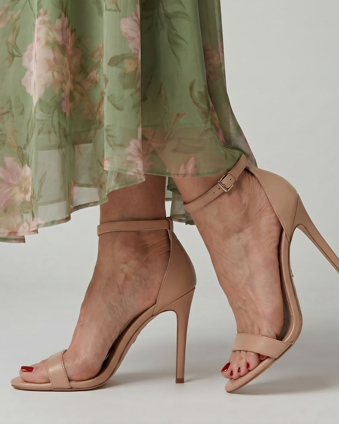 Asunción | Sandalias de Tacón Stiletto Mujer Tiras Tobillo