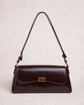 Valeria | Bolso Bandolera Efecto Piel Café
