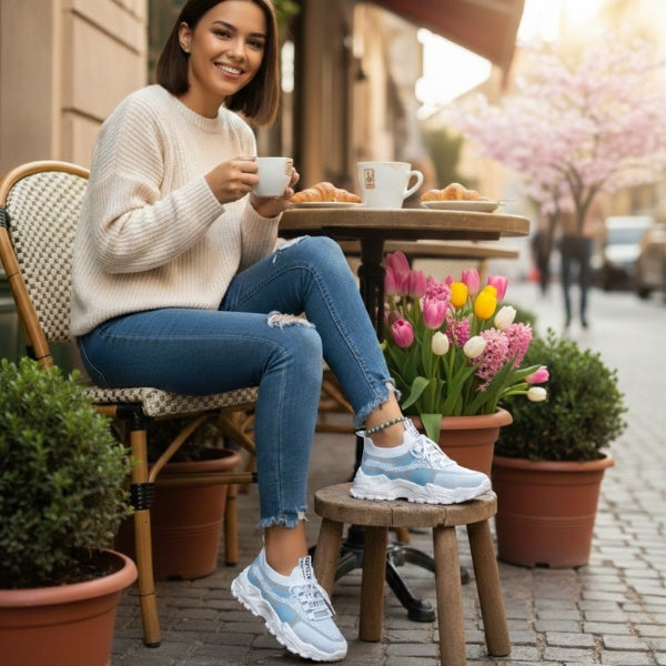 Mireia | Zapatillas Sin Cordones Casual Mujer Malla Transpirable